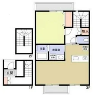 K. Vent Vert【3階】の間取り