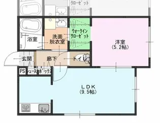 Opus U(オーパス ユー)【2階】の間取り