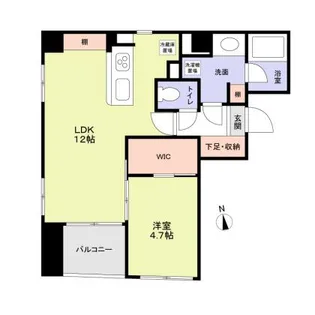 クロッキオ浅草【3階】の間取り