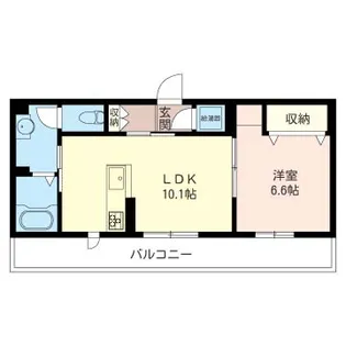 tortoiseshell幸【3階】の間取り