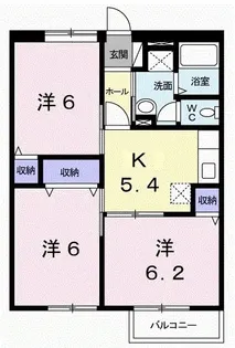 ボヌール【2階】の間取り