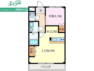 フルスパッセンA【1階】の間取り