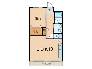 エイコーマンション【4階】の間取り