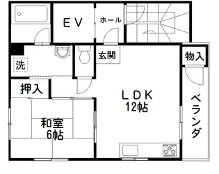 欧風館【8階】の間取り