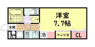 リブリ・シャルマン・パレス・吉野【3階】の間取り