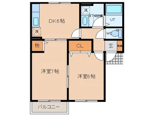 リザハウスB【2階】の間取り