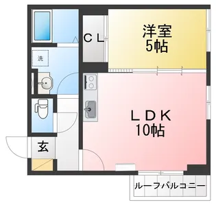 ベルリードマンション島内【3階】の間取り