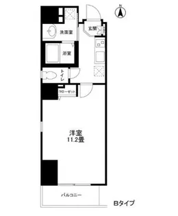 トゥルム錦糸町【4階】の間取り