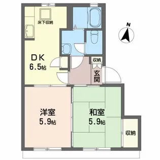 ラ・セレサ【1階】の間取り