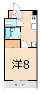 第六日東ハイツ【2階】の間取り