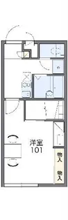 レオパレス白岩【2階】の間取り