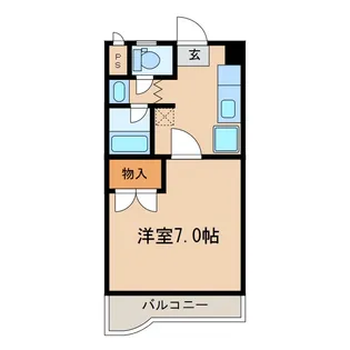 ヴェイル春日【2階】の間取り