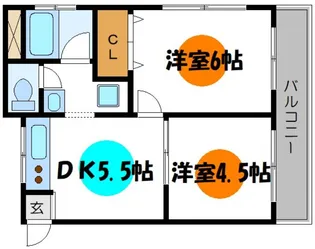 第2矢作マンション【3階】の間取り