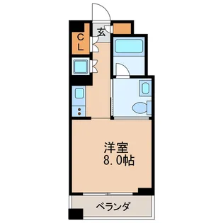 白川公園パークマンション【11階】の間取り