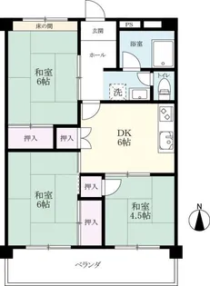 プロスぺールマンション【3階】の間取り