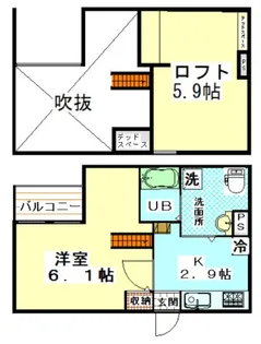 セレブラシオン【1階】の間取り