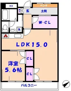 ローズガーデン【3階】の間取り
