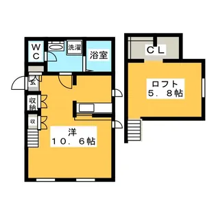 マーリエ湘南II【2階】の間取り