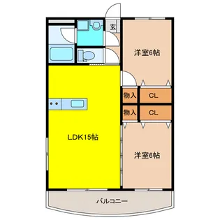 叶音【2階】の間取り