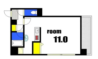 ロッシーハウス【5階】の間取り