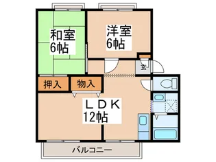 サンビレッジトゥインクル【2階】の間取り