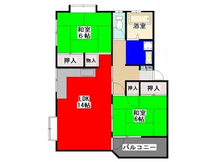コートビレッジ高橋A【2階】の間取り