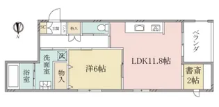 (シニア限定)ヘーベルヴィレッジ神楽坂~JS神楽坂ヒルズ~【2階】の間取り