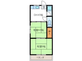 コーポちほ【2階】の間取り