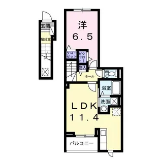 カーサルーチェ【2階】の間取り