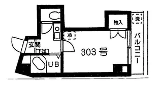 エクセル天王町【3階】の間取り