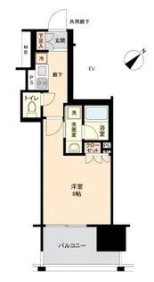 ブラントン蔵前【5階】の間取り