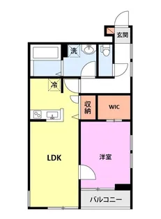 EAST BLUE1【2階】の間取り