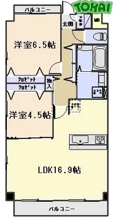 ラフィネーズ マ メゾン【6階】の間取り