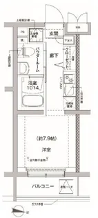 RELUXIA方南町II【4階】の間取り