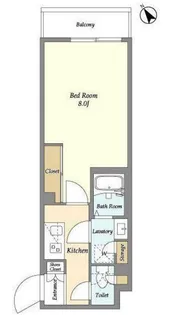 ルネサンスコート東中野【4階】の間取り