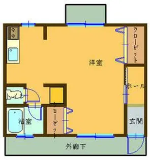 幸コーポ【3階】の間取り