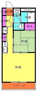 高砂ハイツ石原1【1階】の間取り