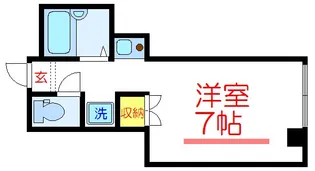 スウィートヴィレッジ三ノ輪【4階】の間取り