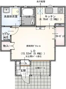 s.a.box寺家C棟【1階】の間取り