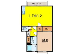 シャトル 仁川【2階】の間取り