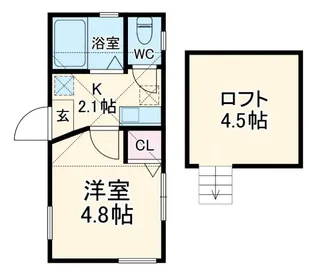 アーバンホームズ【2階】の間取り