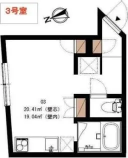 Orbit駒沢【1階】の間取り