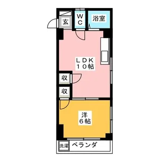 第二メゾン北川【3階】の間取り