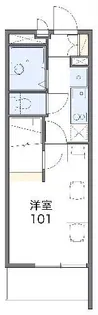 レオパレス花梨【3階】の間取り