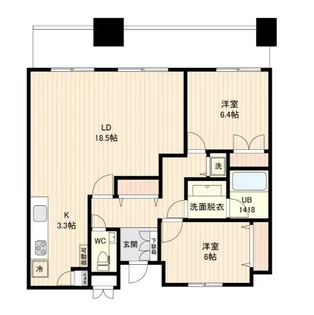 リバーサイド隅田セントラルタワーパレス【28階】の間取り