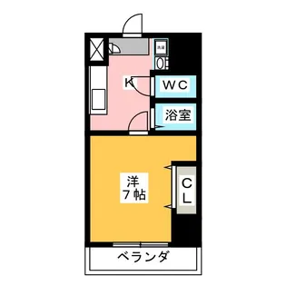 クラシア本陣【8階】の間取り
