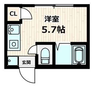 ルーチェ向山I【1階】の間取り