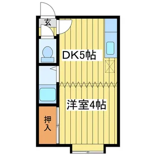 東16ハイツ【3階】の間取り