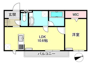 Belle Demeure【1階】の間取り