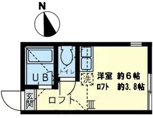 ユナイト小田ジェイマック【2階】の間取り